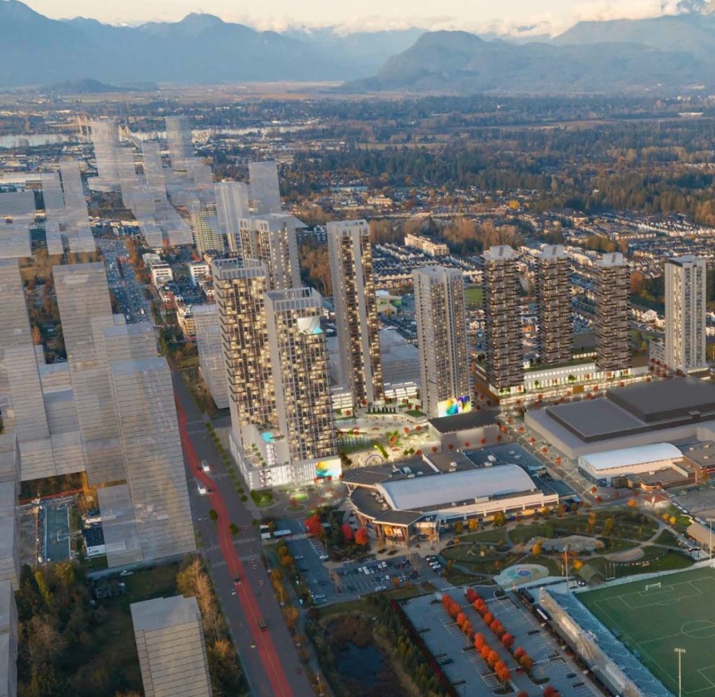 Rendering of the 2040 200th Street Corridor Development Plan